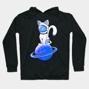 chat astronaute Hoodie